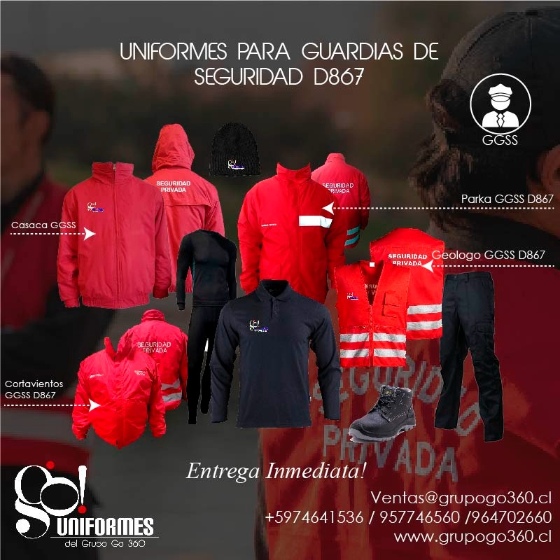 ROPA DE TRABAJO PARA GUARDIAS DE SEGURIDAD
