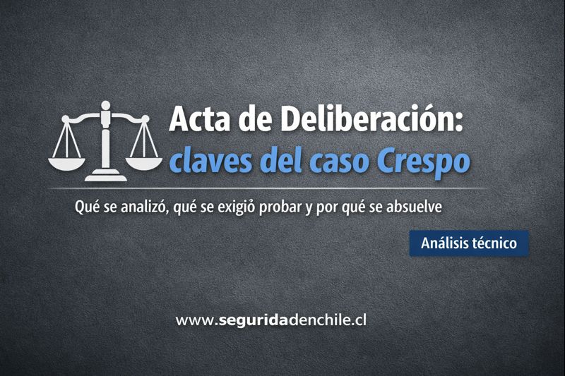 Caso Claudio Crespo: qué establece el Acta de Deliberación y por qué se absuelve